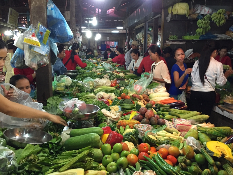 Siem Reap: mercato locale